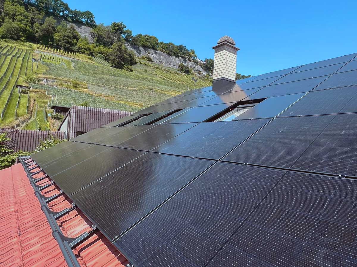 PV-Anlage vollflächig integrierte