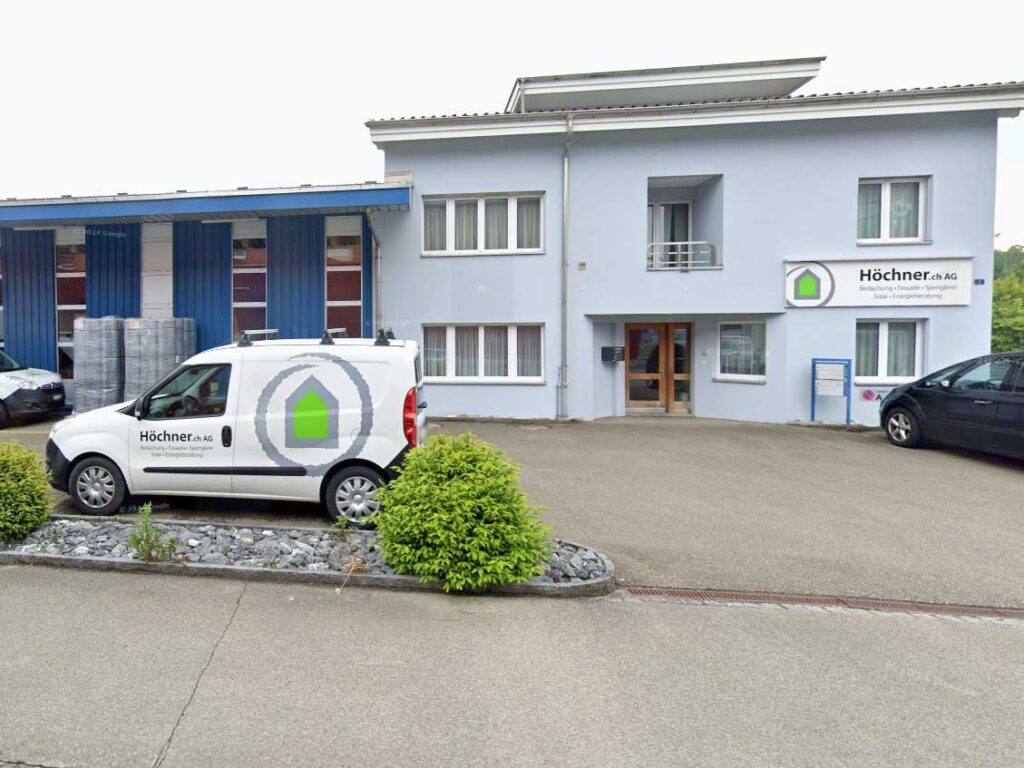 Firmenstandort der Höchner.ch AG in Thal, St. Gallen.