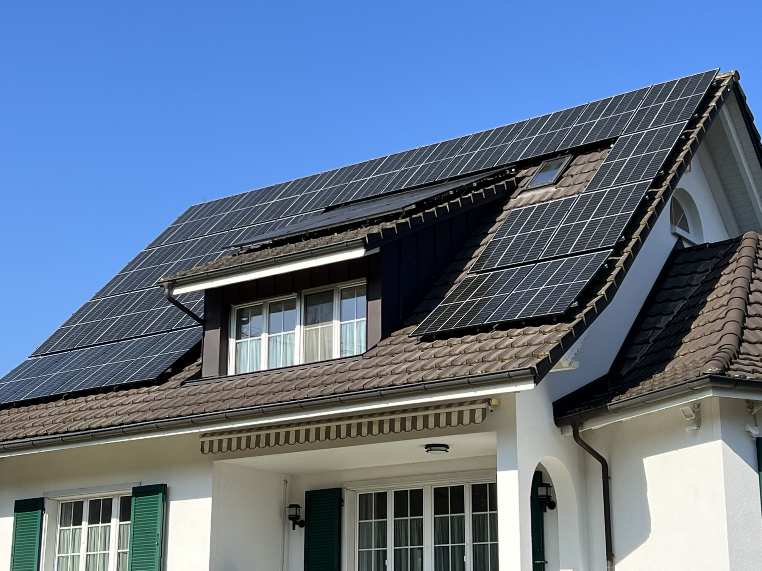 PV-Anlage Aufdach Steildach
