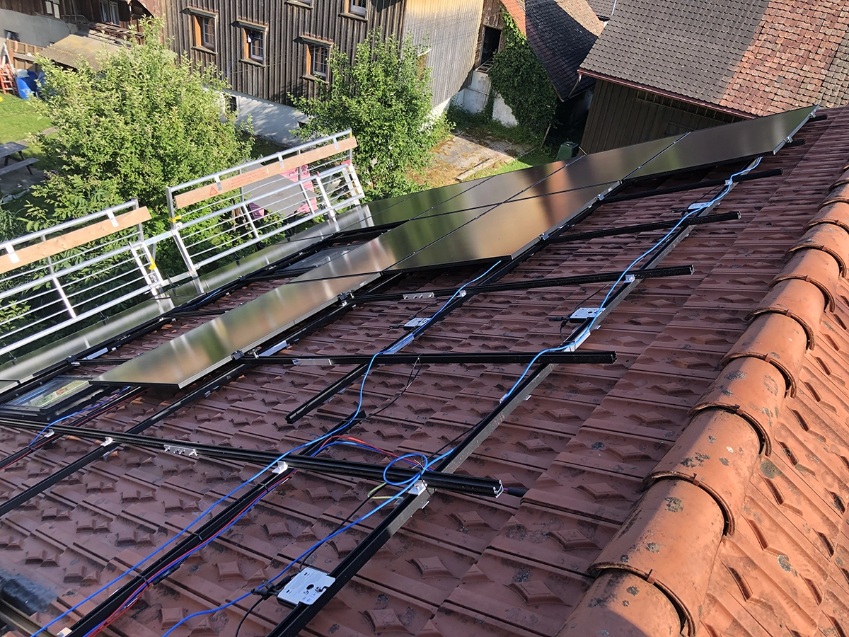PV-Anlage Einfamilienhaus Pedrazzini